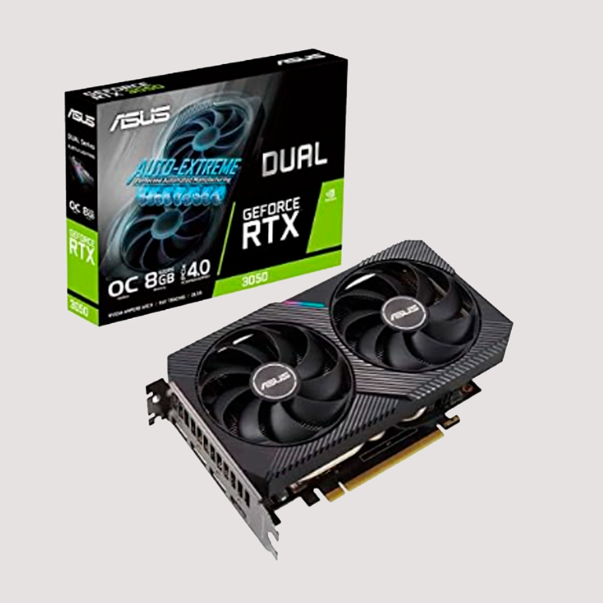 TARJETA GRAFICA  ASUS NVIDIA GEFORCE RTX 3050 6GB GDDR6